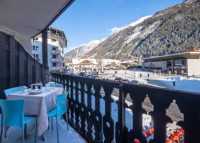 Apartamento Sunny Centre Vue Mont Blanc Balcon 3 Personnes Chamonix